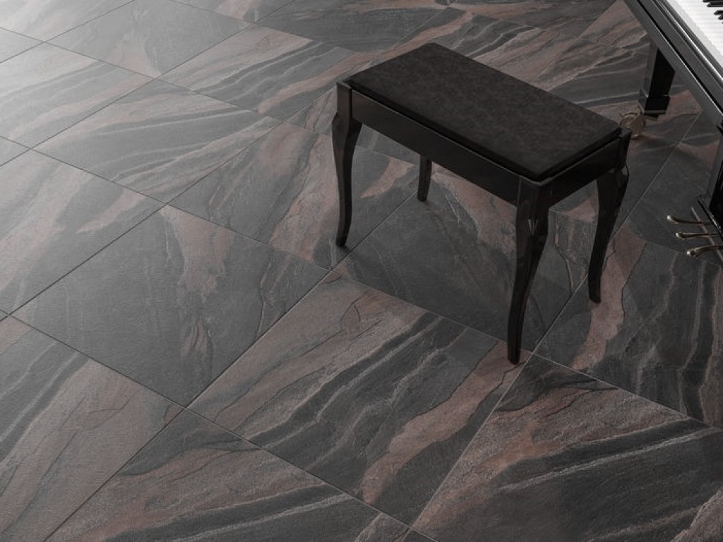 GRESIE SLATE ANTHRACITE F PC 60X60